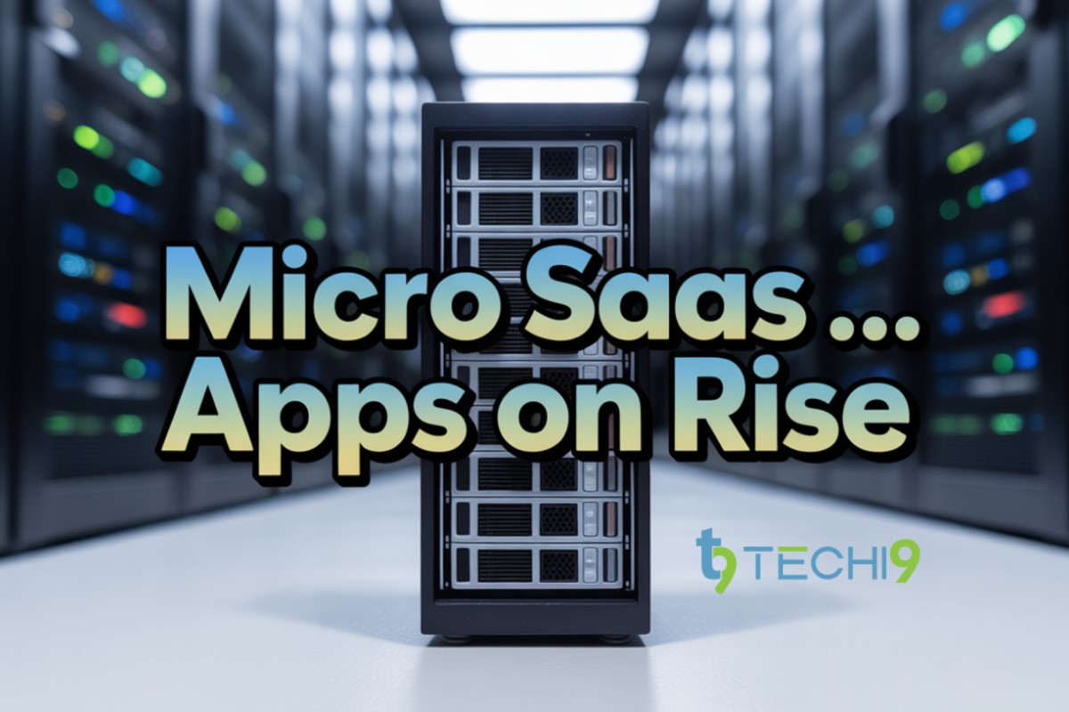 What Is Micro SaaS? The Rise of Niche Apps Micro SaaS concept with server image
