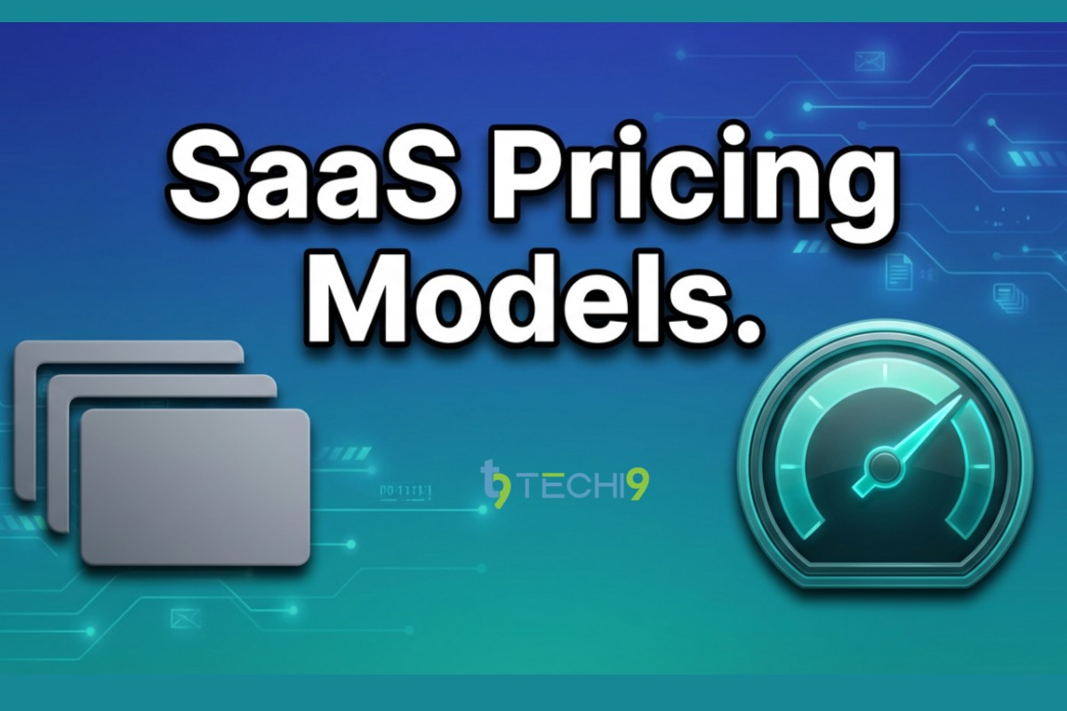 Evolution of SaaS Pricing Models : From Flat Fees to Value-Based Usage SaaS pricing models overview graphic