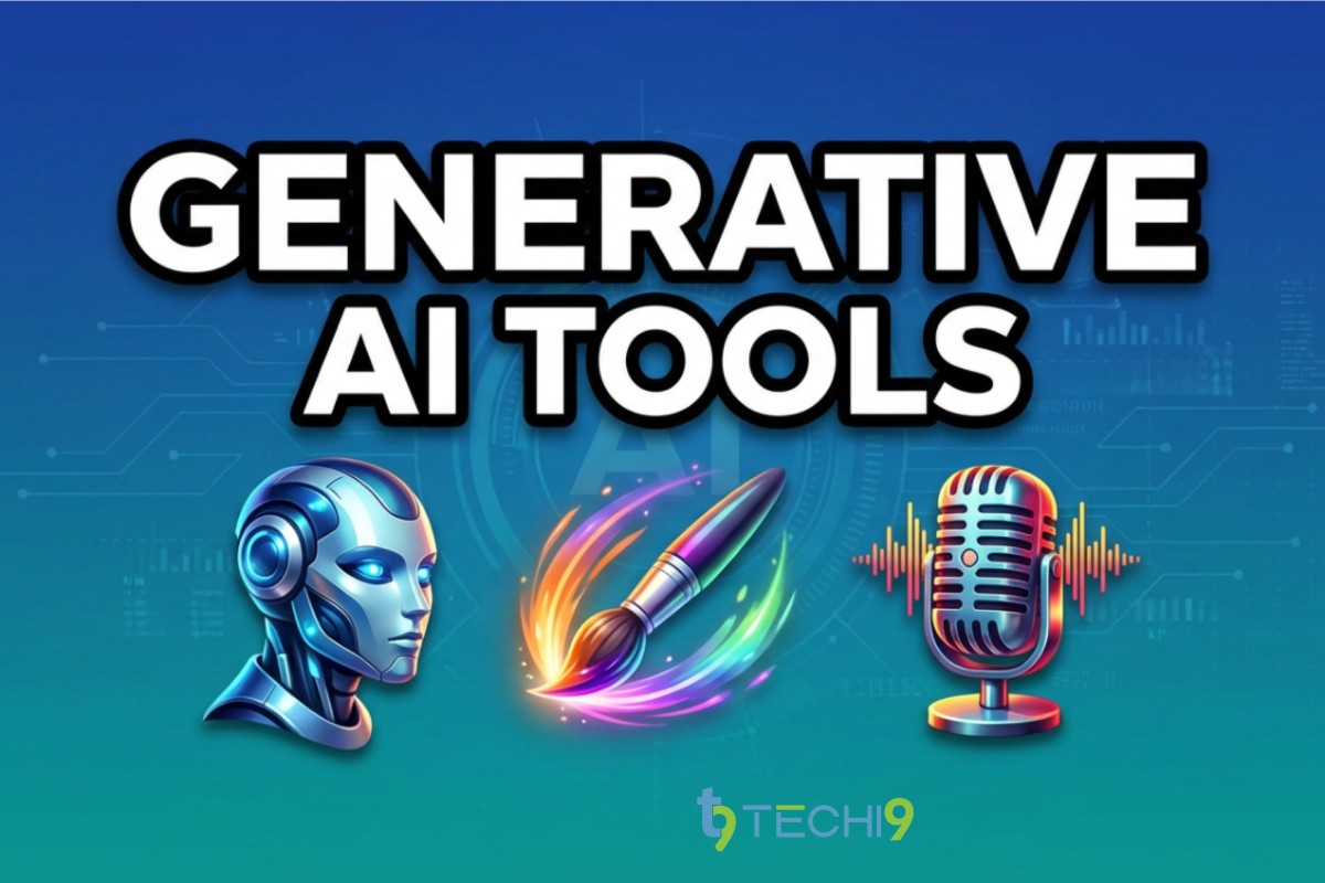 Best Generative AI Tools for Content Creation Icons representing generative AI tools.